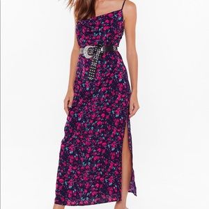 NWT Nasty Gal Floral Midi Dress